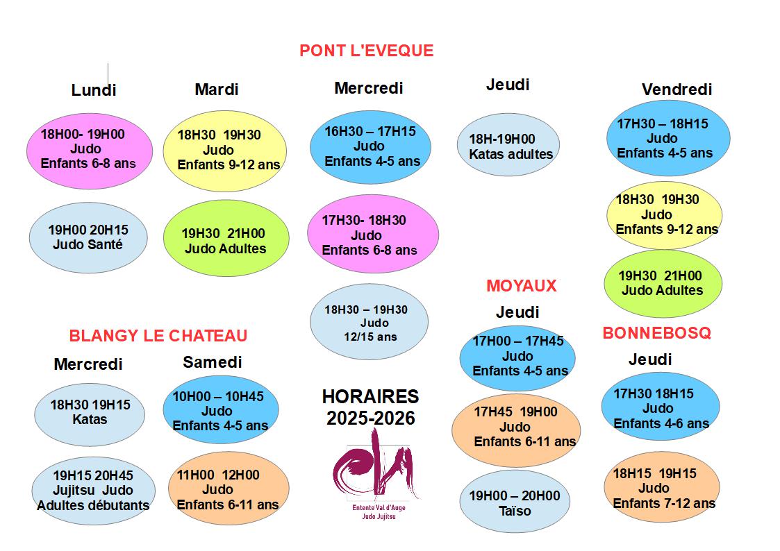 horaires 2025 2026